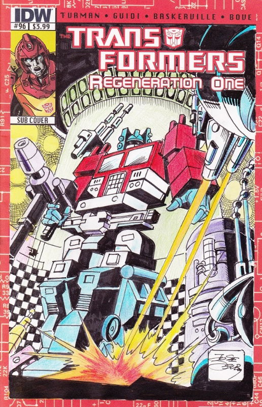 Transformers Powermaster Optimus Prime Jose Delbo In Blue Bandanas Transformers Comic Art