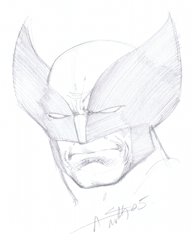 Andy Smith - Wolverine, in Chris Forsberg's Sketchbook Comic Art ...