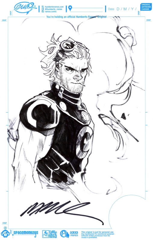 Cannonball by Humberto Ramos, in Jeremy Mehring's X-Men - Sketches and ...