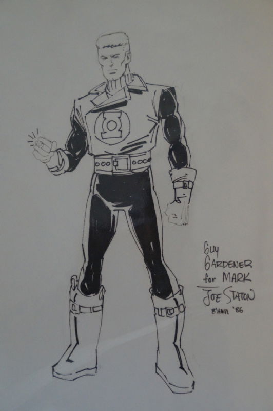 Guy Gardener Green Lantern Sketch By Joe Staton In W S Ls My Comic