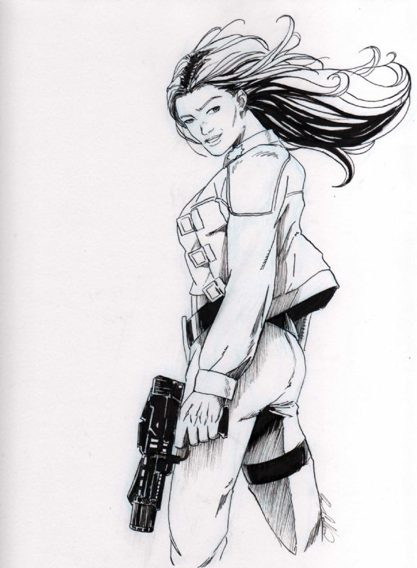 Battlestar Galactica - Lt. Sheba Commission by Kenny Calderon, in ...