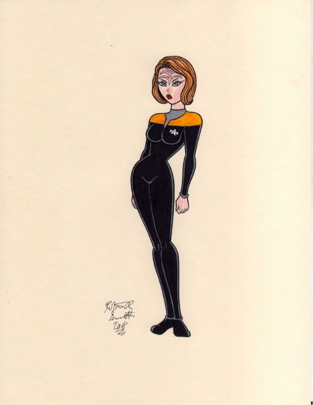 B'Elanna Torres By Robert Smith, In Stephen B's Star Trek Original Art ...