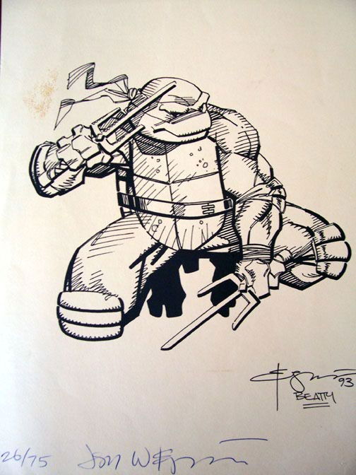 Ralph TMNT, in Kermit Gonzalez's Misc. Prints Comic Art Gallery Room