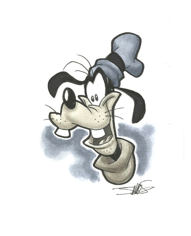 JAMES SILVANI, Goofy, in Alberto VG's .. James Silvani Comic Art ...