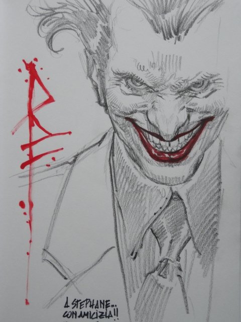 The Joker by Riccardo Federici, in Stephane G's Convention Sketch Comic ...