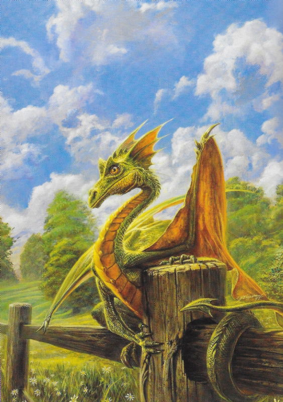 Northeastern Field Dragon, in Ingrid Neilson's Bob Eggleton Comic