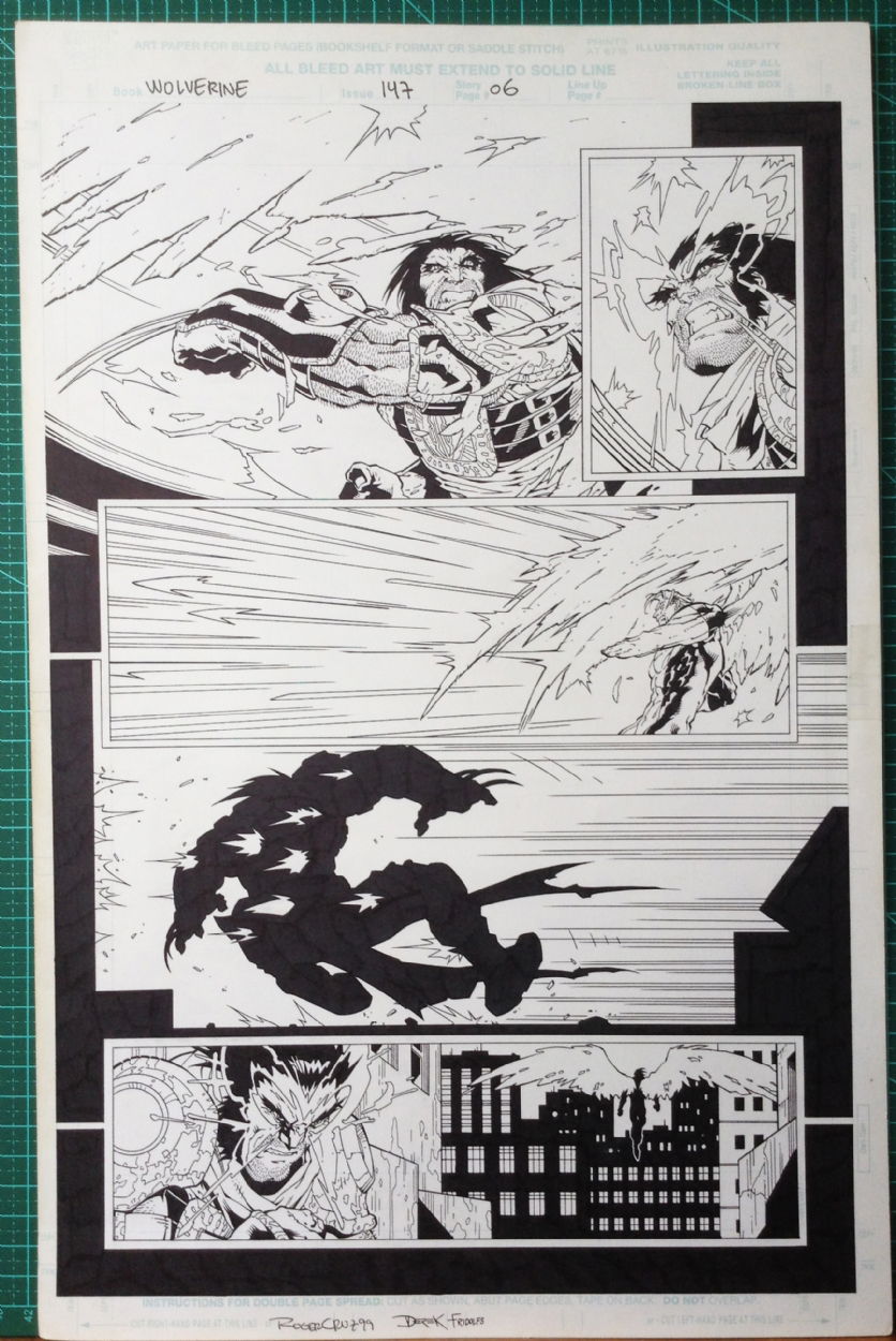 Wolverine #147, Pg 06 - Roger Cruz - Sold, In Roger Cruz's Wolverine 