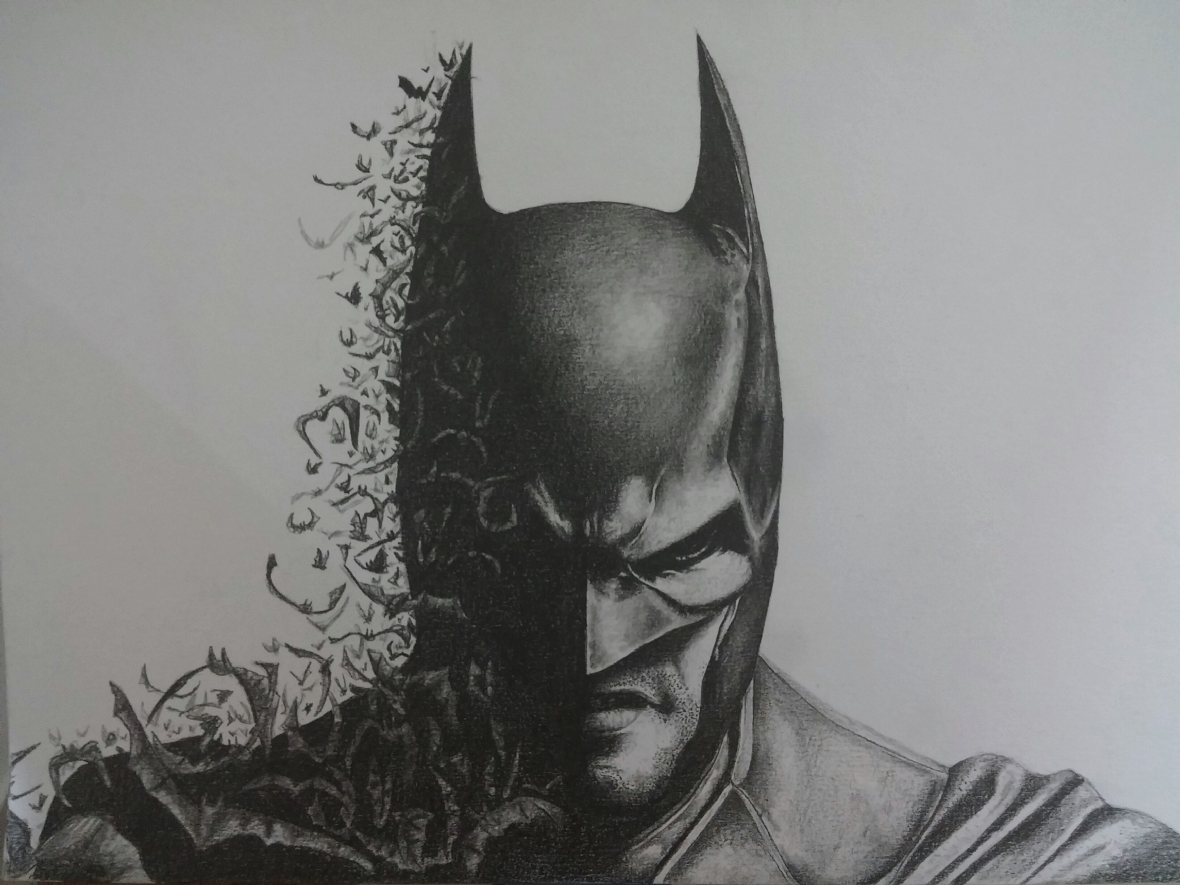 Batman Drawing Comic / How To Draw Batman S Head Easy Drawing Guides