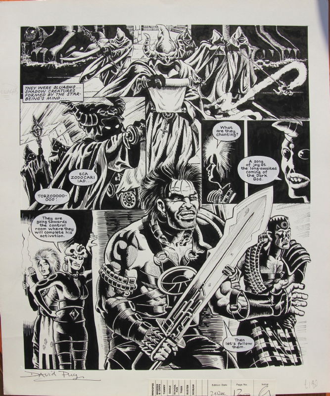 Slaine - The Time Killers 2000ad Issue 450 Page 12, in Brendan Dawson's ...