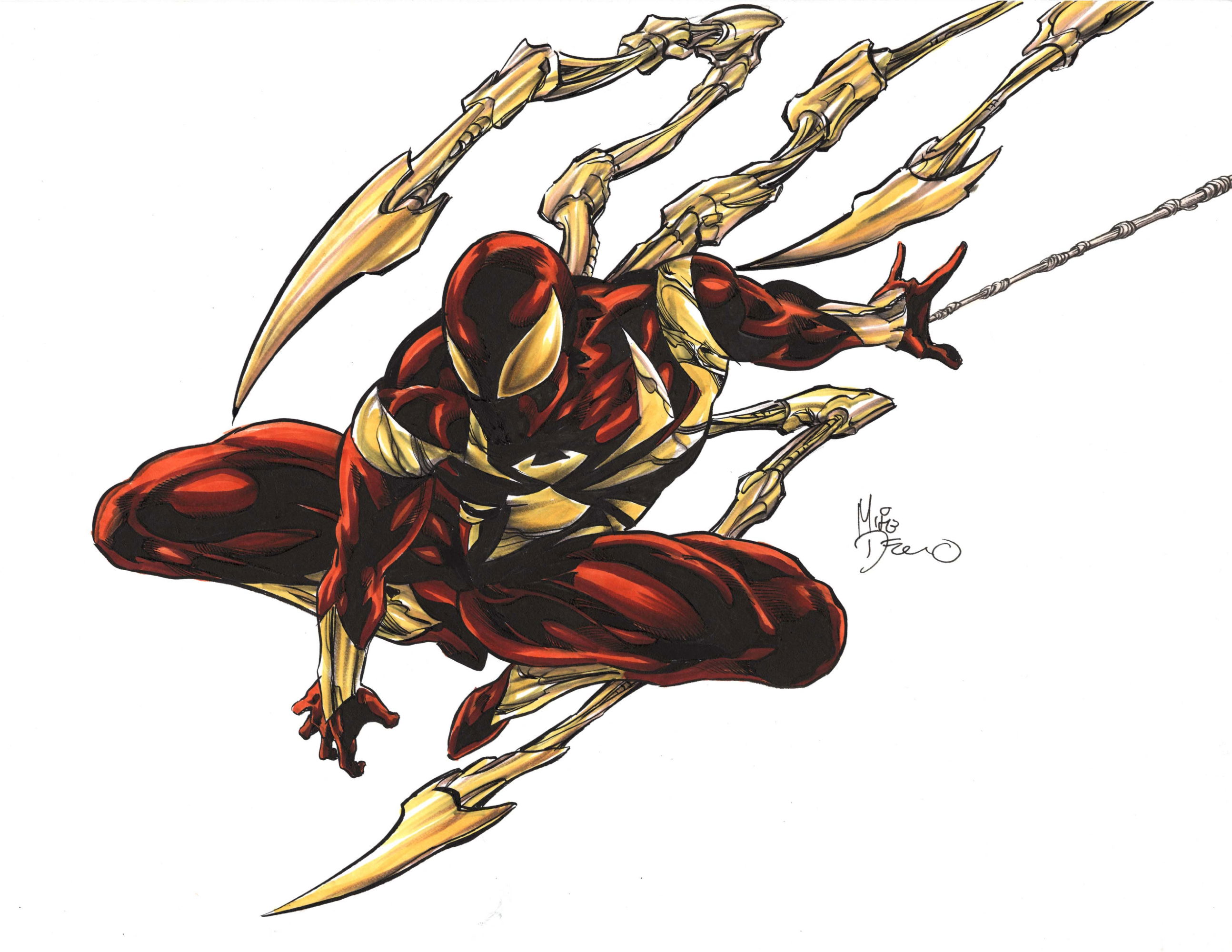 Mike Deodato Jr. Iron Spider, in Michael Elpers's A meager collection ...