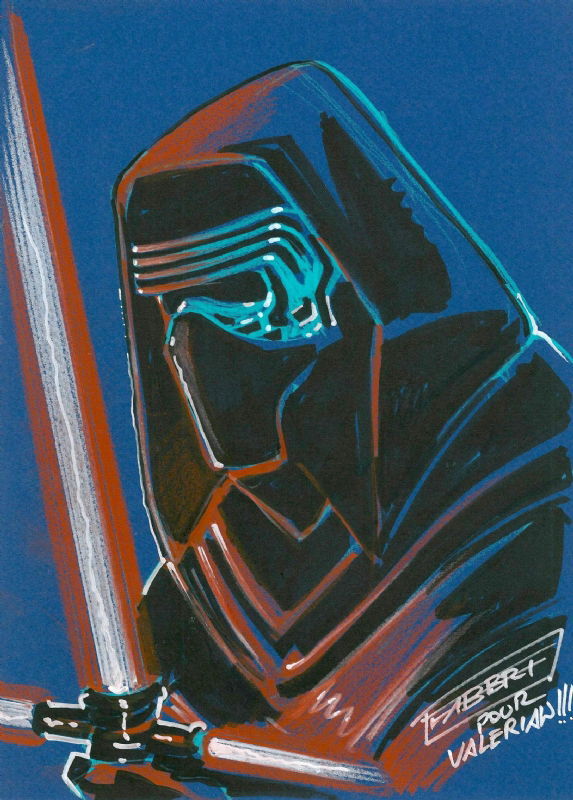 Kylo Ren, in Comicofyl Valerian's Sketches Comic Art Gallery Room