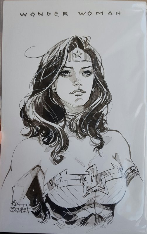 Wonder Woman - Kenneth Rocafort, in Noah H's Original Art Comic Art ...