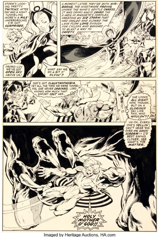 Uncanny X-Men #114 Page 6, by John Byrne and Terry Austin (1978