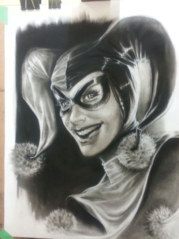 Cris Delara Harley Quinn Commission X In Crispy Nugz S The Crispy Collection Comic Art