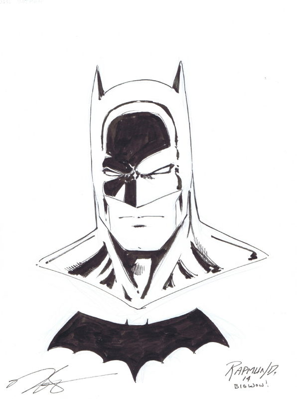 BATMAN, in Jose R's DC CHARACTERS Comic Art Gallery Room