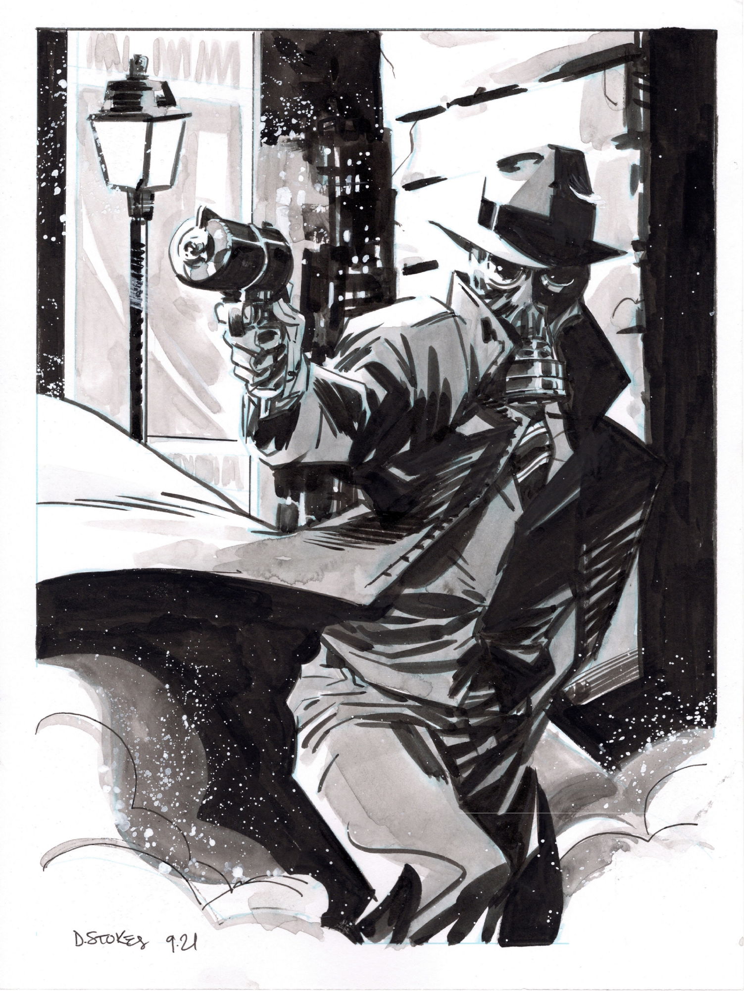 Wesley Dodds Sandman, in Alex Mansfield's Commissions Comic Art Gallery ...