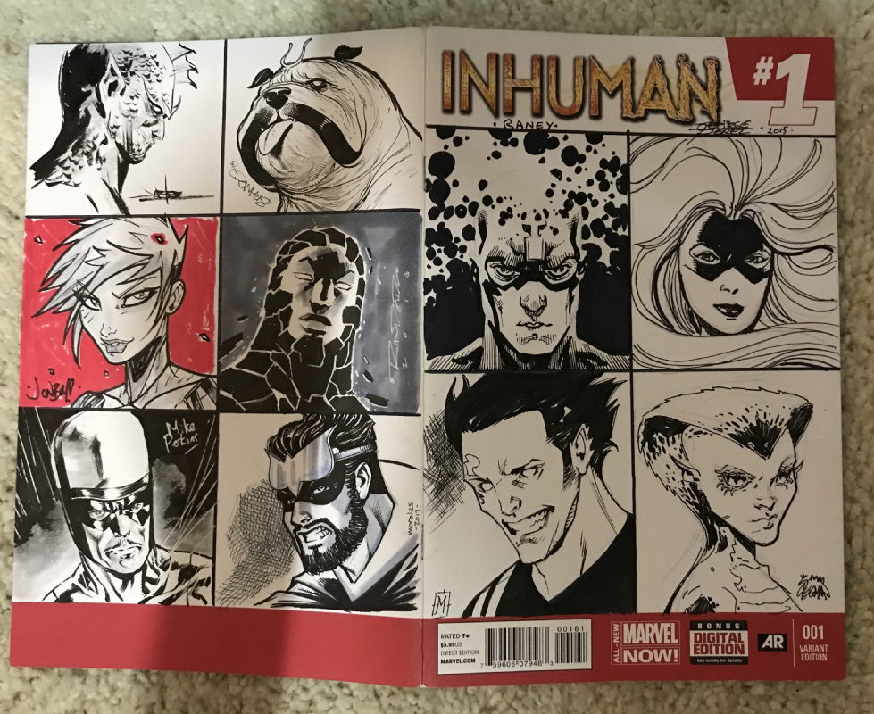 Inhumans!, in Gary Clute's Marvel Team Jam Collections Comic Art ...