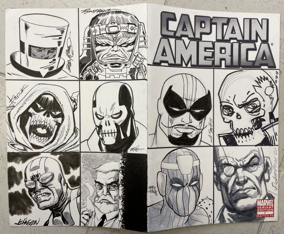 Captain America Villains, in Gary Clute's Marvel Heroes and Villains