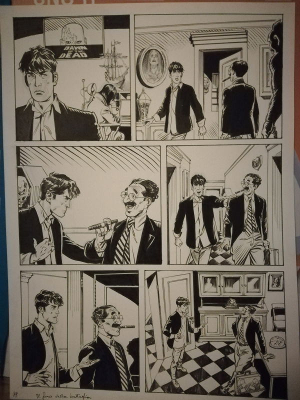 Gigi Simeoni Nel fumo della battaglia Dylan Dog 343, in alessandro ...