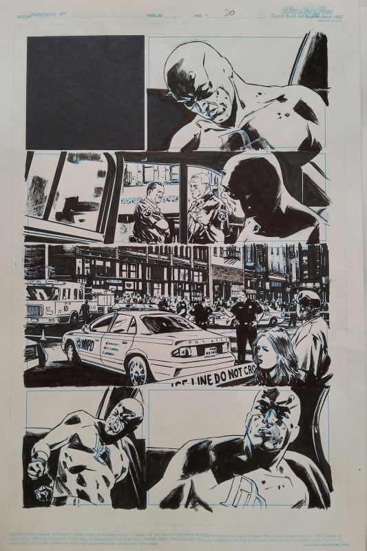 Daredevil 97 P 20 In Simone Ravaglis Lark Michael Comic Art