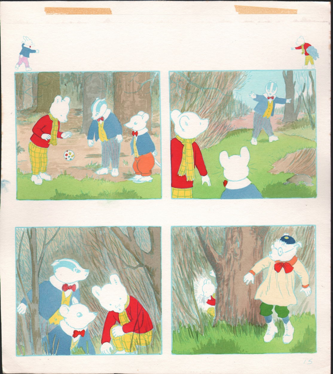 Rupert Annual 1983 Page 15, In MrWol64 _briz's MrWol64 7) Illustrations ...