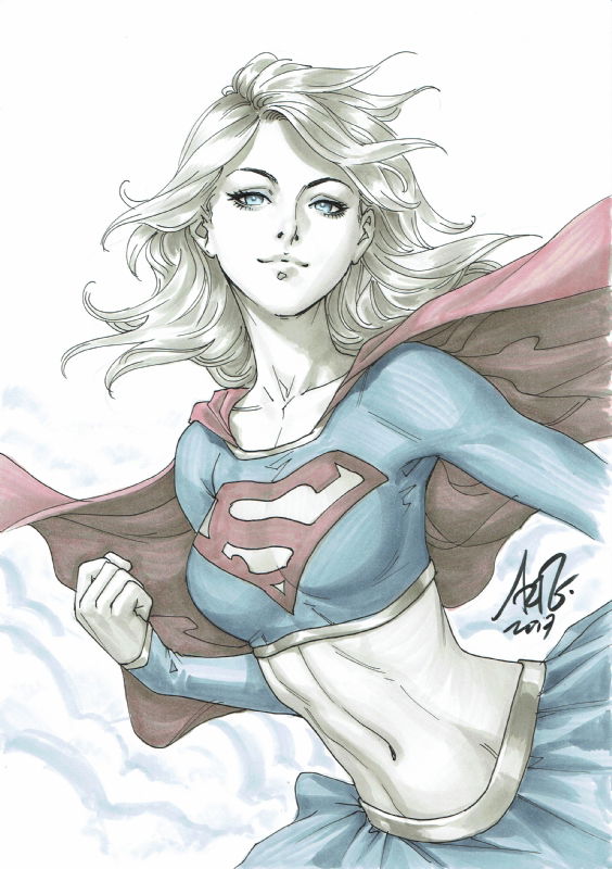 Stanley Artgerm Lau - Turner Supergirl, in Calvin Chan's