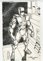 Rom, Spaceknight pinup by Tone Rodriguez Comic Art