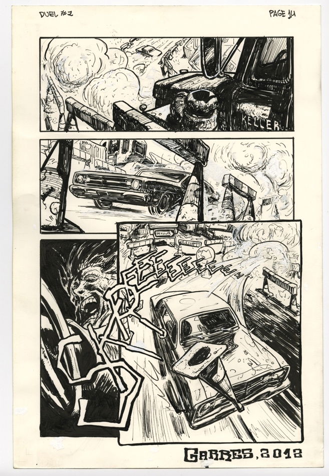 Road Rage 3 Richard Mathesons Duel Page 14 By Rafa Garres In Chris Ryalls Rafa Garres 