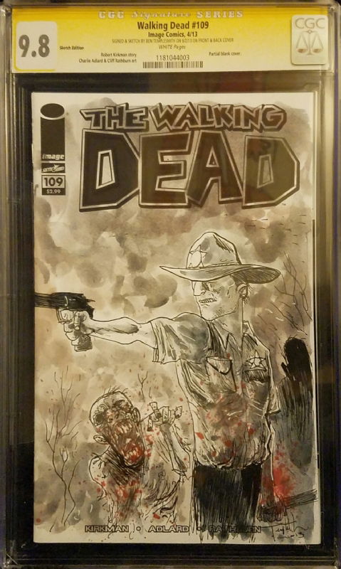 Walking Dead #109 CGC hot 9.8 Original Art