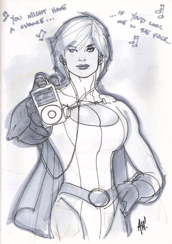 power girl  Brian Shearer  Comic Art and Illustration