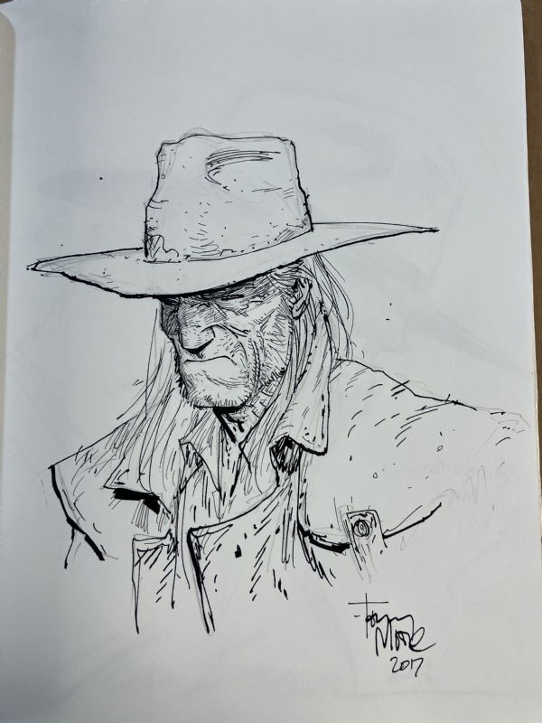 The Saint Of Killers, in Erik Jones's Tony Moore Comic Art Gallery Room