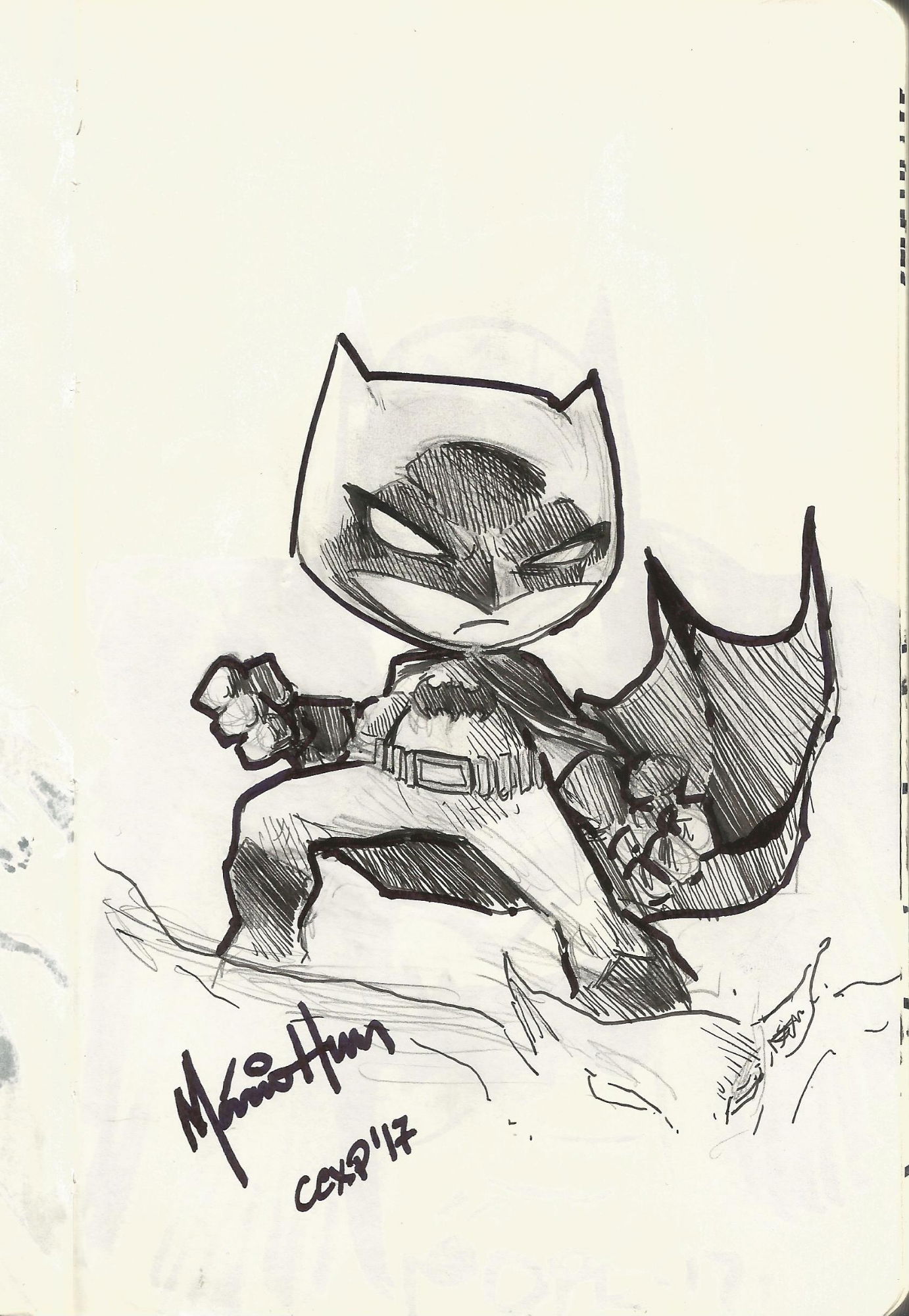 Batman By Marcio Hum, In Marcio Escoteiro's Sketches / Comissions Comic ...