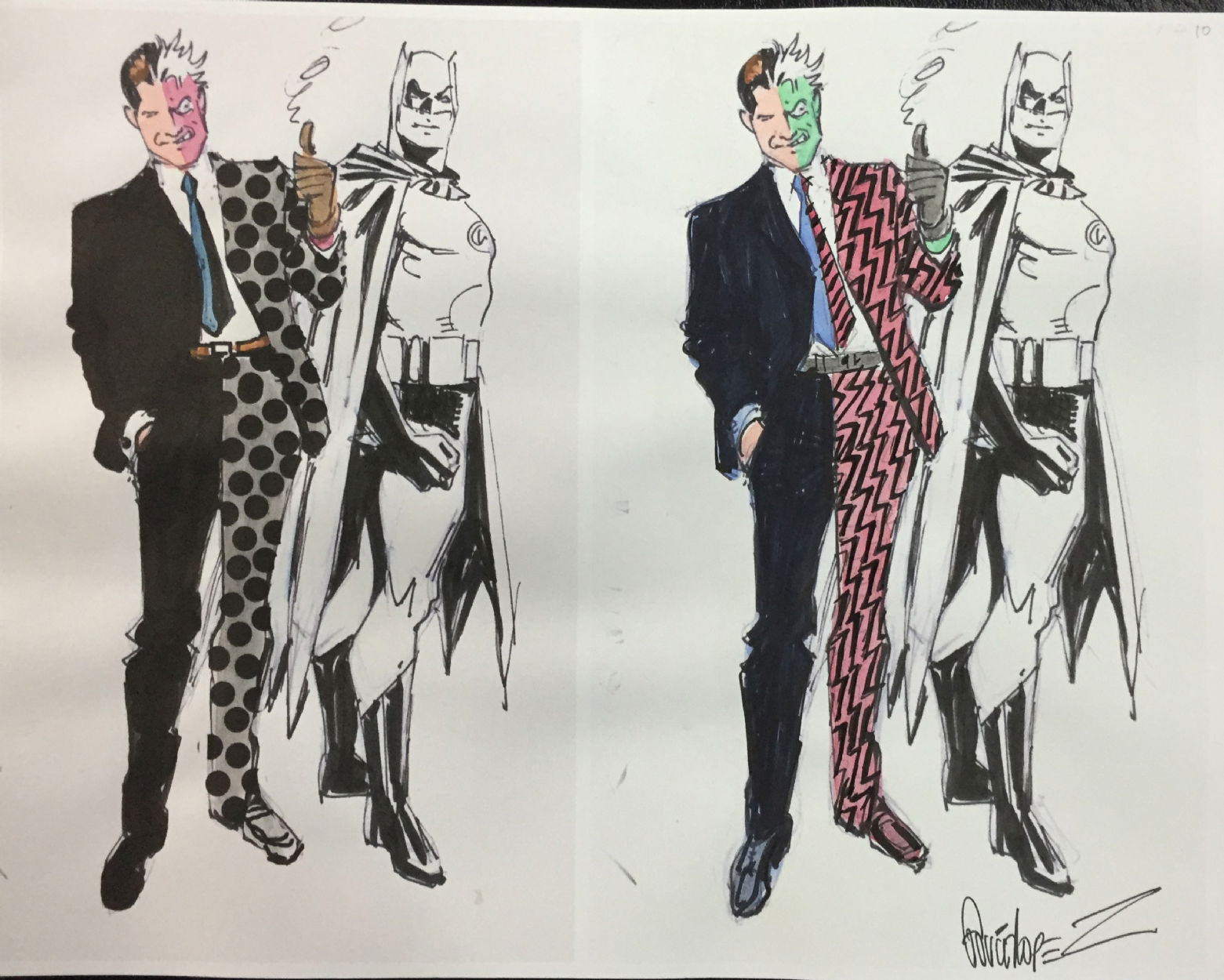 Batman '66 The Lost Episode prelim color by Jose Luis Garcia-Lopez, in  Marcio Escoteiro's Prelims / Layouts Comic Art Gallery Room