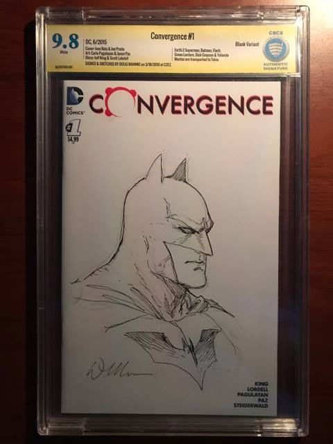 Batman by Doug Mahnke, in Marcio Escoteiro's CGC Signature Series Sketches  Comic Art Gallery Room