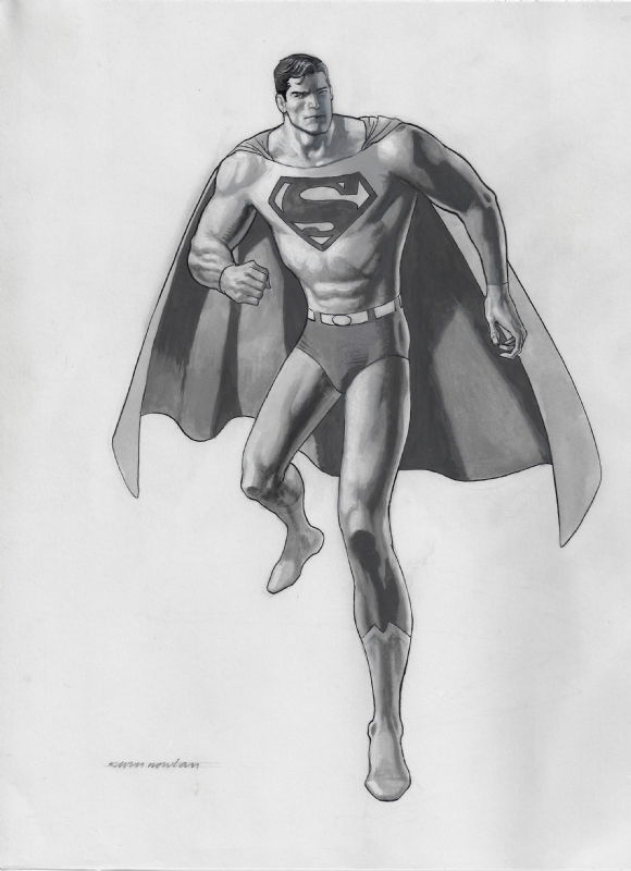 Kevin Nowlan Superman Illustration, in Edward Chu's My Gallery Comic ...