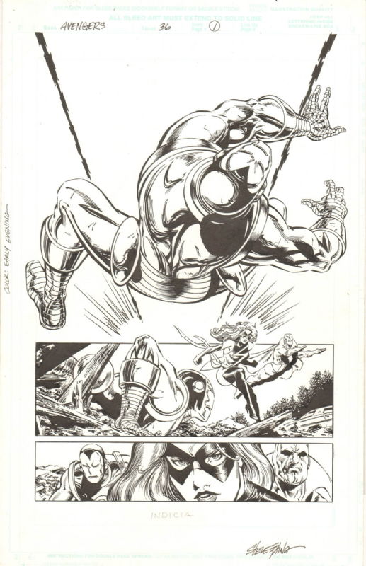 Steve Epting Avengers 36 page 1, in Edward Chu's My Gallery Comic Art ...