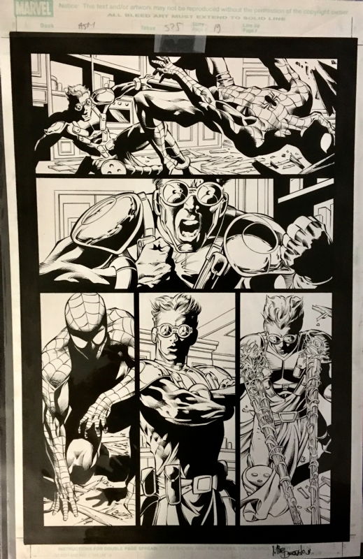 Mike Deodato Amazing Spider Man 575 Pg 18 In Edward Chu S My Gallery