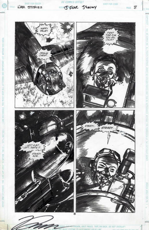 David Lloyd War Stories J For Jenny Pg 8 In Edward Chu S My Gallery Comic Art Gallery Room