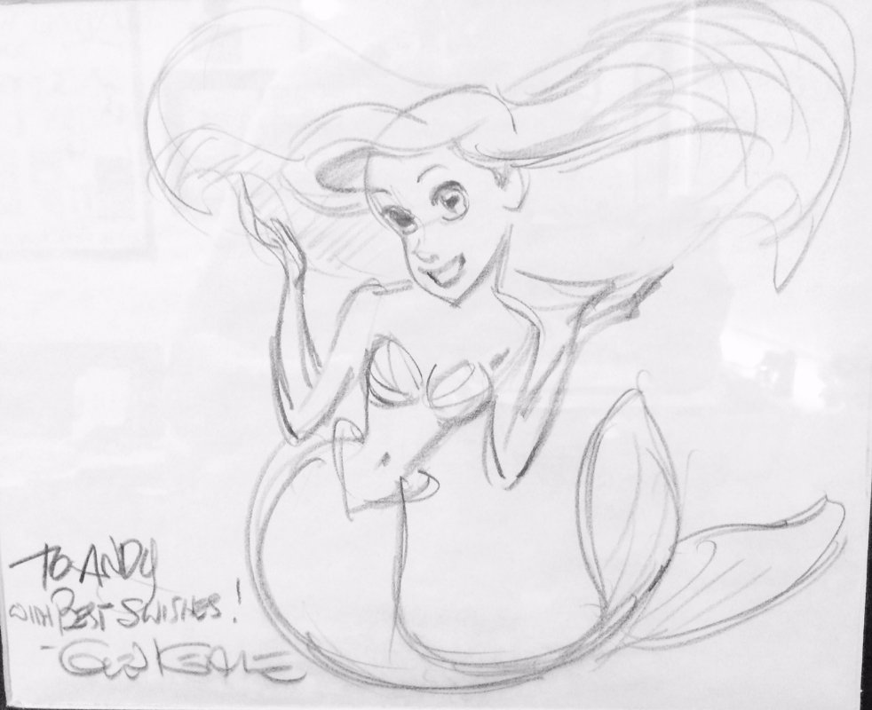The Little Mermaid Drawing Pic  Drawing Skill