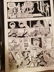 JLA #69 Page #10 by Dan Jurgens and Rick Burchett! - 2nd Issue Appearance of Doomsday!, Comic Art