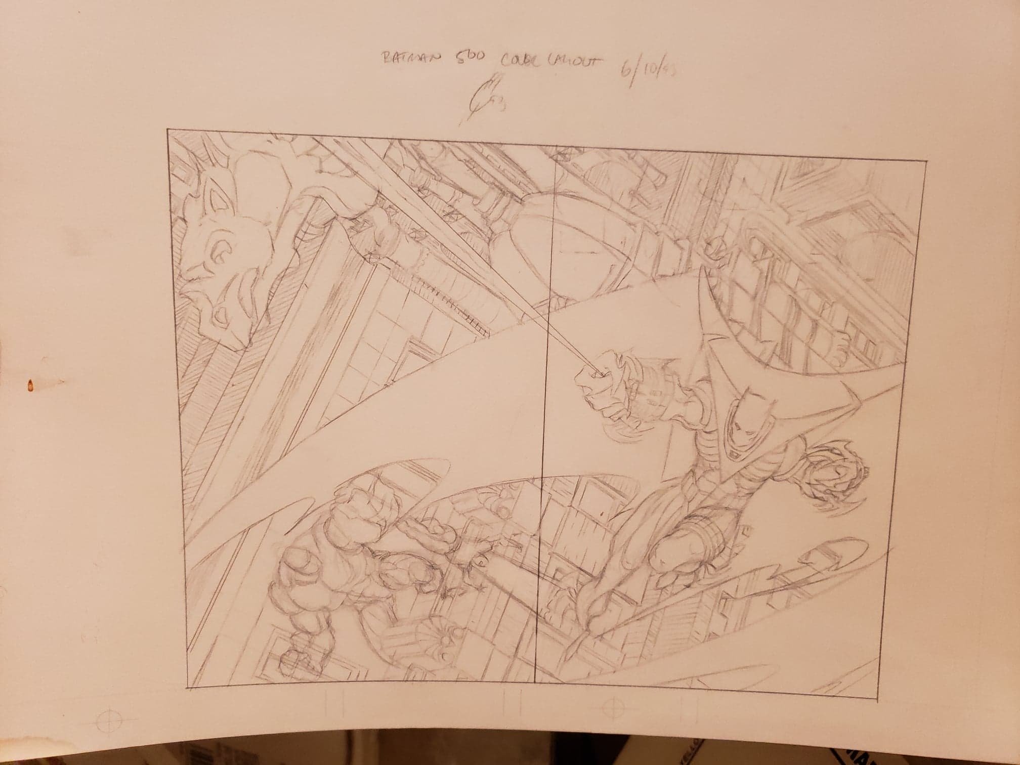 Batman #500 Cover Thumbnails by Joe Quesada!!!!!!!! - After The Breaking of  Batman's Back!, in Nick - Barry - Matt - Hal - Namor's My Eclectic  Collection Comic Art Gallery Room