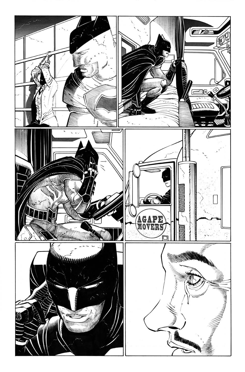 All Star Batman#1 Page #23 by John Romita Jr. and Danny Miki!, in Nick -  Barry - Matt - Hal - Namor's My Eclectic Collection Comic Art Gallery Room