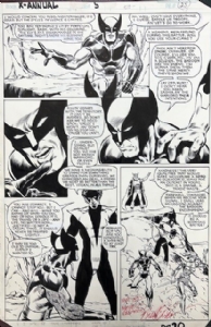 X-Men Annual #5 page #25 by Brent Anderson and Bob McLeod! Comic Art