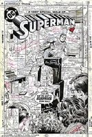 Superman #411 Cover Featuring Julie Schwartz by Curt Swan and Dick Giordano! - YES! Finally!, Comic Art