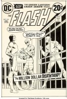Flash #219 Cover Original Art (DC, 1972) by Nick Cardy!, Comic Art