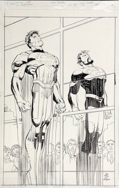 Superman #50 Cover by John Romita JR and Klaus Janson! Comic Art