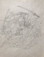 Frank Miller Wolverine Trade Paper Back cover Pure Pencils!, Comic Art