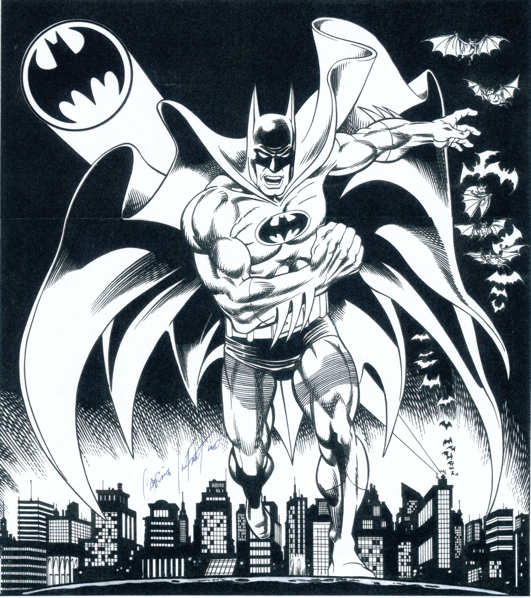 Batman by Carmine Infantino & Dick Giordano, in Daryl R's BATMAN !!!!! ?  Comic Art Gallery Room
