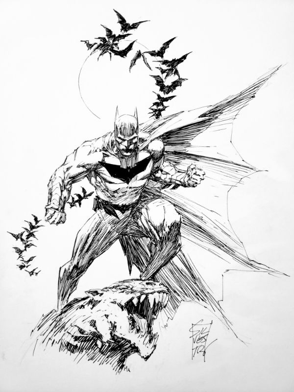 Batman by Marc Silvestri, in Daryl R's BATMAN !!!!! ? Comic Art Gallery  Room