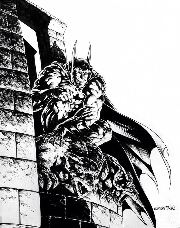 Batman By Bernie Wrightson In Daryl R S Wrightson Batman 驪 Comic Art Gallery Room